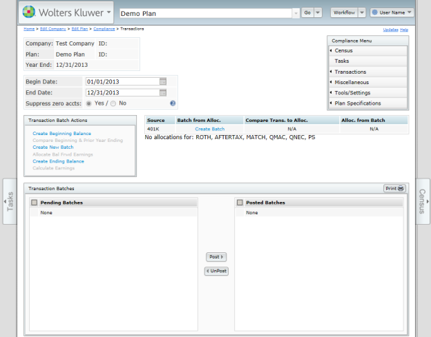 Compliance Software User Guide