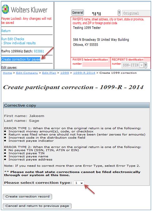 1099 software user guide corrected 1099 form